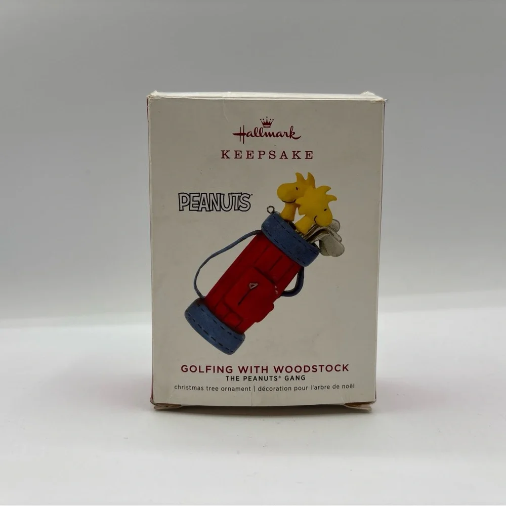 Hallmark Keepsake 2019 Limited Edition Golfing With Woodstock Christmas Ornament